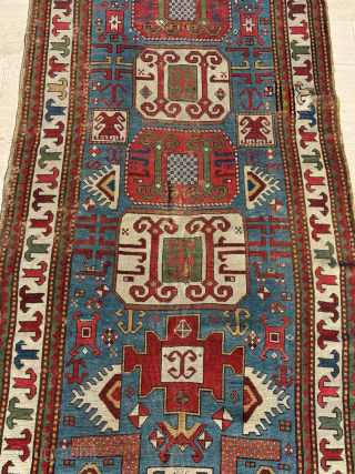 Mid 19th Century Karachop Rug. Size : 117 x 260 cm