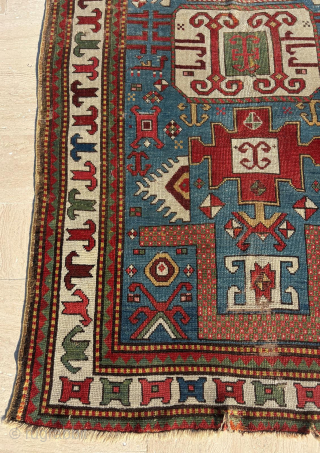 Mid 19th Century Karachop Rug. Size : 117 x 260 cm