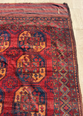 Circa 1880 Ersari Rug. Size: 234 x 353 cm
