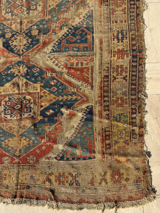 Mdi 19th Century Sumac Carpet. Size : 158 x 210 cm