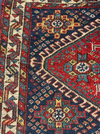 Late 19th Century Qhasqai Bagface. Size : 52 x 66 cm                      