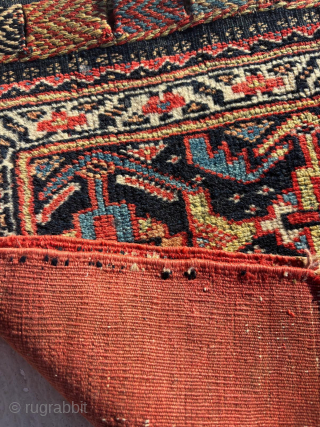 Late 19th Century Persian Bag. Size: 46 x 44 cm