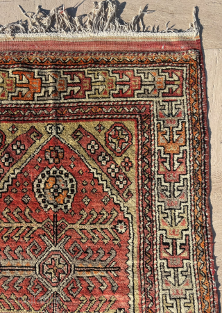 Circa 1870 Yuntdağ Rug. Size: 105 x 160 cm