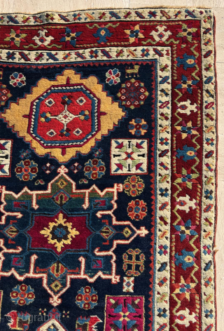 Mid 19th Century Karadağ Runner. Size: 110 x 365 cm