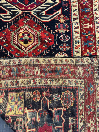 Mid 19th Century Karadağ Runner. Size: 110 x 365 cm