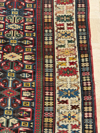 Circa 1870 Kuba Runner.Size : 117 x 287 cm