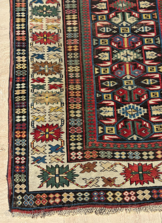 Circa 1870 Kuba Runner.Size : 117 x 287 cm