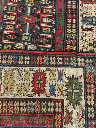 Circa 1870 Kuba Runner.Size : 117 x 287 cm