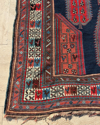 Circa 1900 Shikli Rug. Size: 137 x 225 cm                        