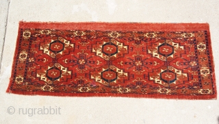 Mid-19th Century Tekke Torba, Size 17x46 inch.                          