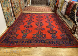 1920's Red & Blue Turkish Carpet
Size: 380 x 275
Condition Near Perfect
POR
Circa 1920                     