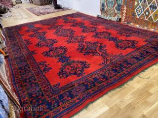 1920's Red & Blue Turkish Carpet
Size: 380 x 275
Condition Near Perfect
POR
Circa 1920                     