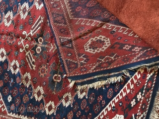 Antique Bergemn (Turkish)
This very rare item made about 1880, 
Size 43" x 45" $6500.
goldwestinc@yahoo.com
                   