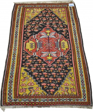 Antique senneh klim with wool warp                           