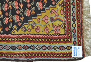 Antique senneh klim with wool warp                           