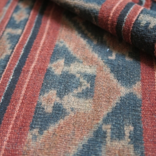 Indonesia | Bridewealth Ikat Panel

Lembata, Lamalera, Lamaholot people, mid 20th century

Handspun cotton, botanical indigo and morinda dyes, warp ikat

This is a lovely panel, made up of bands of ikat in three colours—indigo,  ...