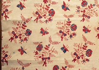 c. 1900 Javanese batik sarong

Origin: Indonesia, Java, Lasem, c. 1900
 
Technique: Commercial cotton, natural dyes, hand-drawn (tulis) batik
 
Description: A batik sarong hand-drawn in Lasem on the north coast of Java, of  ...
