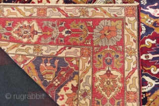 Caucassian dragon carpet wonderful colors all original size 3,38x2,38 cm Circa 1940-1950                     