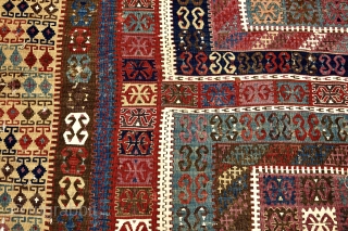 Mid. 19th century Anatolian Sivas kilim. Measures 510 x 192cm                       