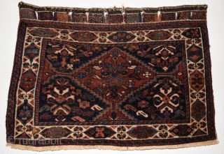 Late 19th century Afshar saddle bag set. 80cm x 55cm (each piece)                     