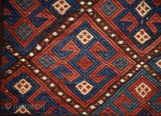 Late 19th century Karabagh soumak mafrash. 118cm x 110 cm. All natural colors.                    