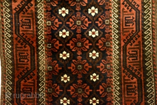 Baluch with classic design. In good condition without repairs. 175cm x 92cm                     