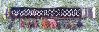 Baluch horse collar. Circa 85cm x 12cm.                          