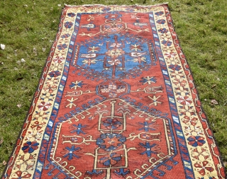 Anatolian Konya Karapınar runner. Mid. 19th century. 330cm x 115cm.                       