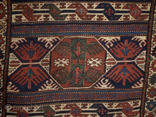 Late 19th century Shahsavan soumak bag face. In good condition, no repairs. Measures 67cm x 61cm                 