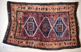 Kurdish South East Anatolia. All natural colors, full pile. Size 192x120 cm
Circa late 19th century.                  