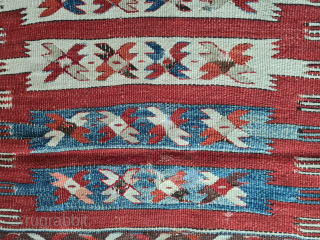 Antique Aydin (Sarikeçili tribe) kilim from Westanatolia ~ 1880 162x100cm Worldwide shipping possible from Germany Please contact me directly: Goekay.sargin@yahoo.de             