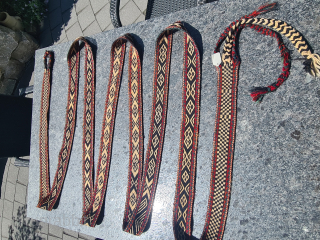 Antique tribal Bakhtiari/Bachtiari tent band, MALBAND from sw persia, 702 x 7 cm, natural dyes and tribal pattern
Please contact me only directly:
goekay.sargin@yahoo.de