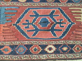 Antique shahsavan mafrash panel kilim from Northwest Persia or Azerbaijan. Natural color. 80x50cm

Please contact me only directly:

goekay.sargin@yahoo.de                
