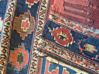 Antique shahsavan mafrash panel kilim from Northwest Persia or Azerbaijan. Natural color. 80x50cm

Please contact me only directly:

goekay.sargin@yahoo.de                