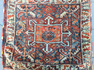 A Qashqai/Ghashghai Khorjin half with back and original sides. Stylized bird pattern. Tribal piece. Dimensions: 62x64cm

Please contact me only directly:

goekay.sargin@yahoo.de             