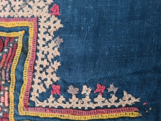 Antique middle asian textile embroidery with mirrors. Embroidered on two fabrics.

Baluch or uzbek piece
35x40cm

please mail me only directly: 

Goekay.sargin@yahoo.de              