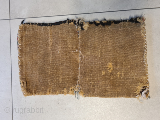 Beautiful, rare antique Shahsavan Shilaki miniature Khorjin saddlebag (also called a children's saddlebag), measuring 36 x 21 cm, with Verneh brooches.

Please contact me only directly: 

goekay.sargin@yahoo.de       