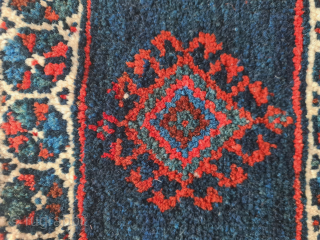 Adorable Luri or Afshar small Chanteh with lovely little details. Very good condition, full pile. Natural color. Dimensions: ~ 30x33cm.

Please contact me only directly:

goekay.sargin@yahoo.de         