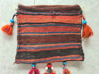 Adorable Luri or Afshar small Chanteh with lovely little details. Very good condition, full pile. Natural color. Dimensions: ~ 30x33cm.

Please contact me only directly:

goekay.sargin@yahoo.de         