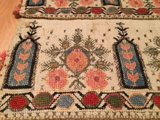 Ottoman Embroidered Peshkir / Towel 110 x 39 cm                        