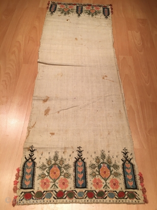 Ottoman Embroidered Peshkir / Towel 110 x 39 cm                        