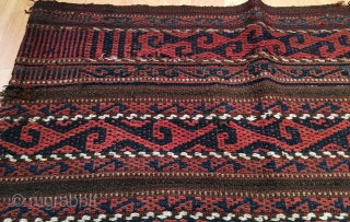 Antique Central Asian Uzbek Ghudgeri kilim 158 x 115 cm                       