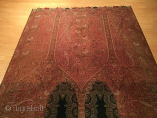 Indian Kashmir Long Shawl Size 343x167 cm                          