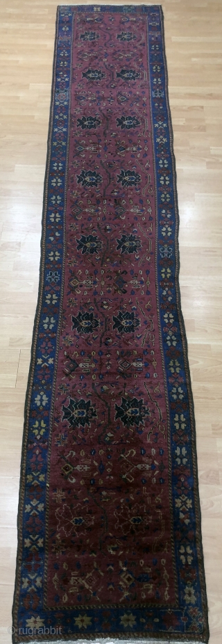 Oushak Runner Carpet Size 77x410 cm / 2'5'' x 13'5''                       