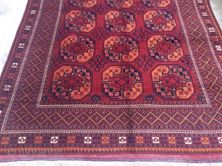 Antique Turkmen Ersari Rug Good Colors And Condition Size 325x208 cm                      