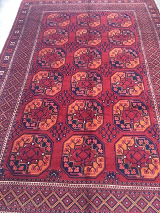 Antique Turkmen Ersari Rug Good Colors And Condition Size 325x208 cm                      