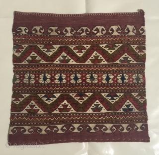 Anatolian Yagcibedir Kilim Cushion 38x37 cm                           