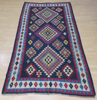 Antique Caucasian Karabagh Kilim Good Colors And Condition Size 163x295 cm / 5'4''x9'7''                    