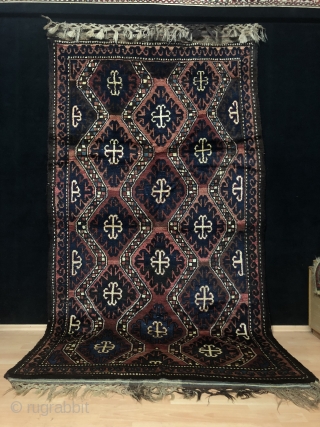 Karakalpak Rug Size  152x260 cm / 4'9'' x 8'6''                       