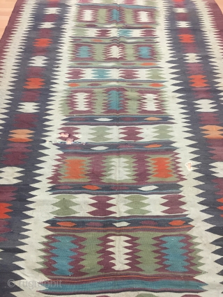 Caucasian Kilim Size 200x310 cm / 6'6''x10'2''                          